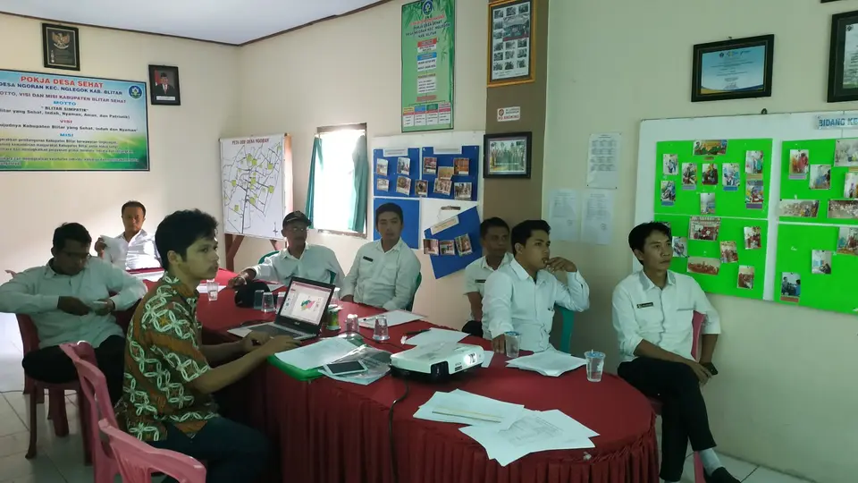 Rapat penataan ruang bersama perangkat Desa Ngoran